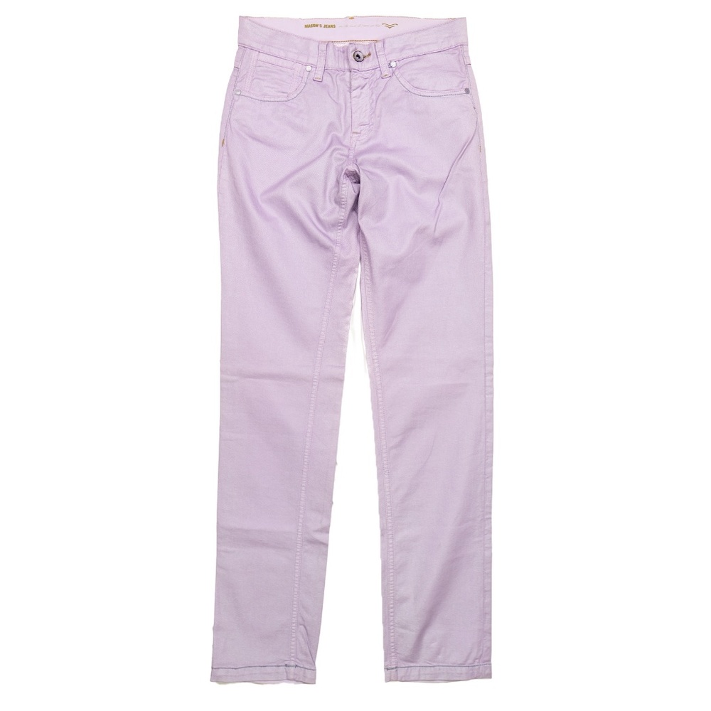 Mason's Mid-Rise Straight Leg Jeans, Purple, Size